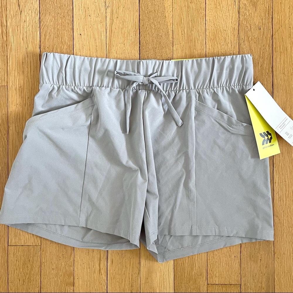 NWT All in Motion Lightweight XS Gray Shorts